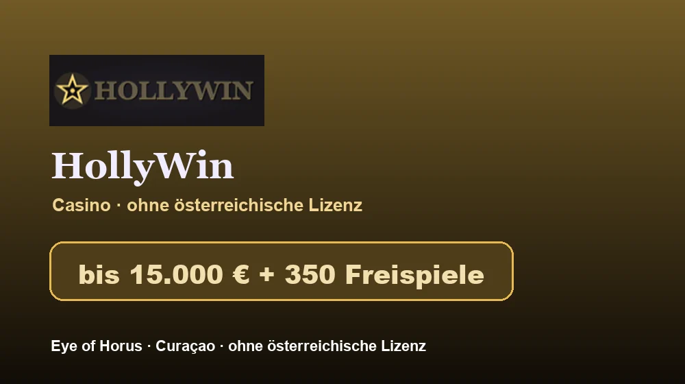 Screenshot von HollyWin Casino