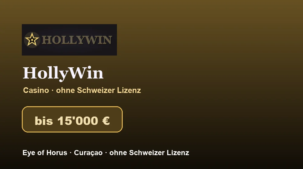 Screenshot von HollyWin Casino