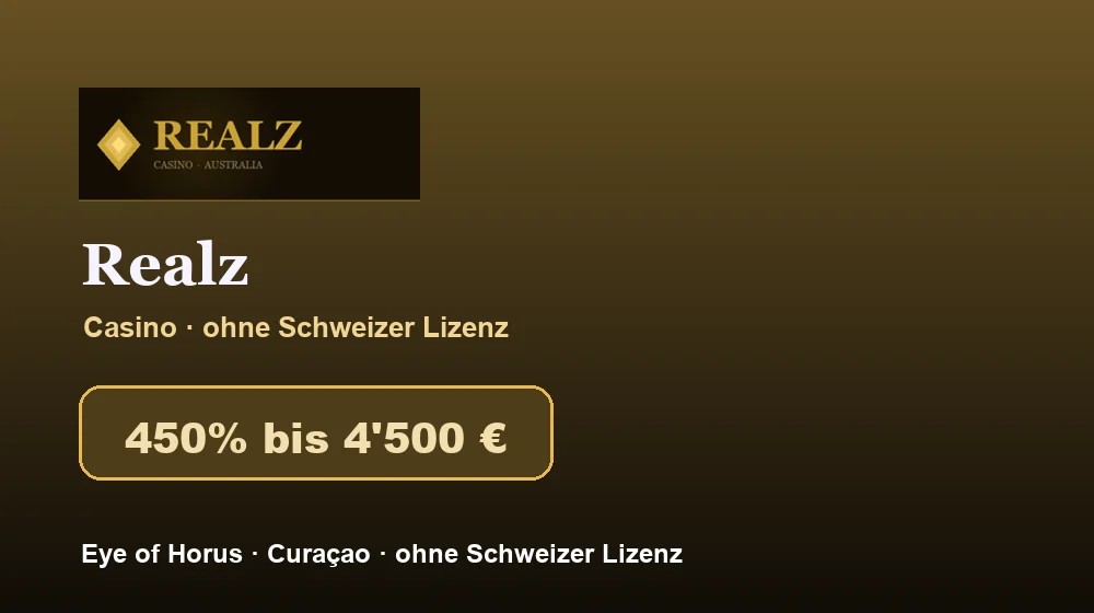 Screenshot von Realz Casino