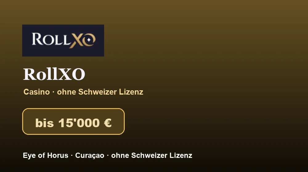 Screenshot von RollXO Casino