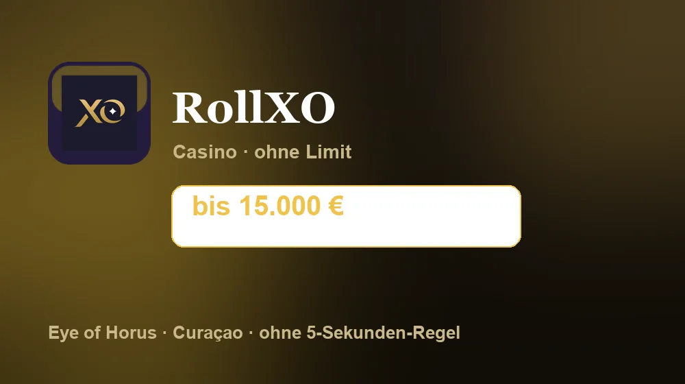 Screenshot von RollXO Casino