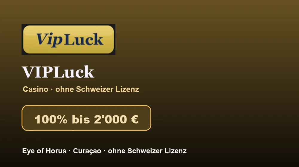 Screenshot von VIPLuck Casino