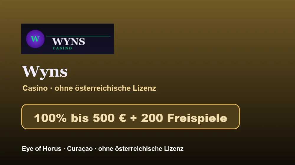 Screenshot von Wyns Casino